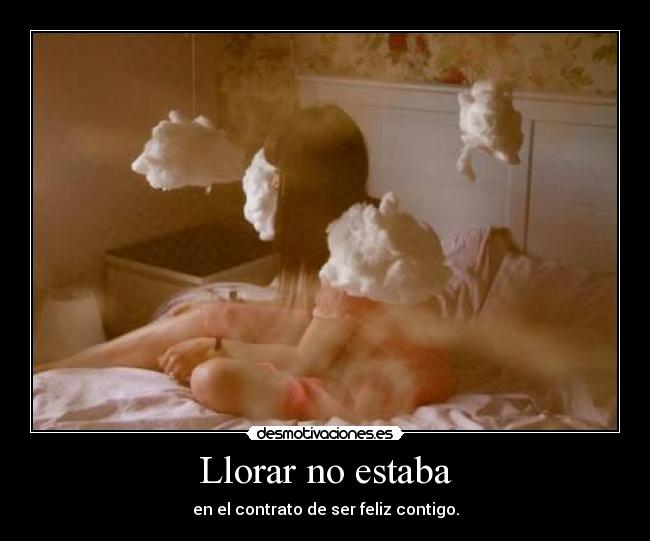 Llorar no estaba -