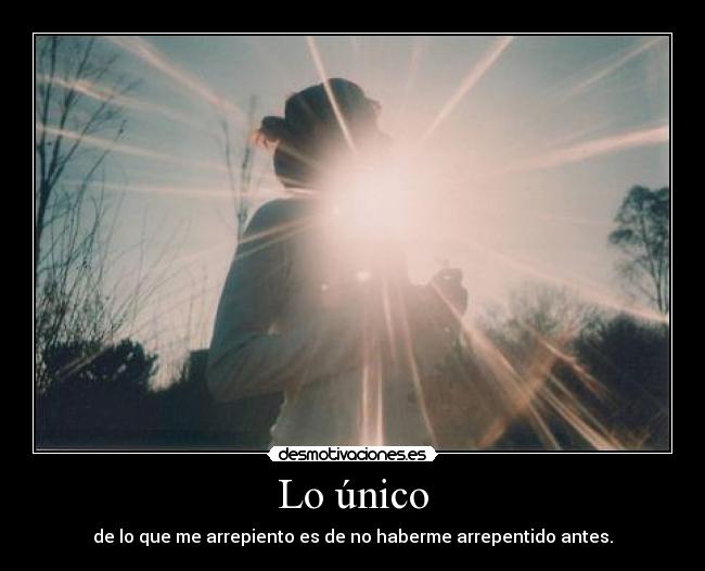 Lo único - 