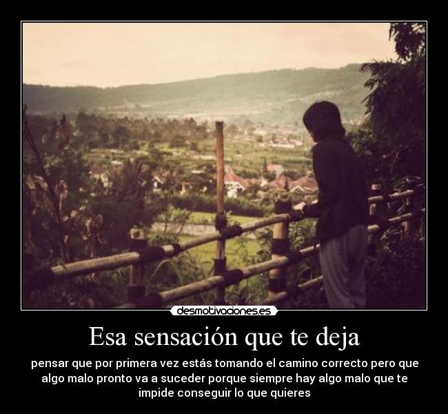 Esa sensación que te deja - 