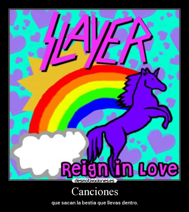 Canciones - que sacan la bestia que llevas dentro.