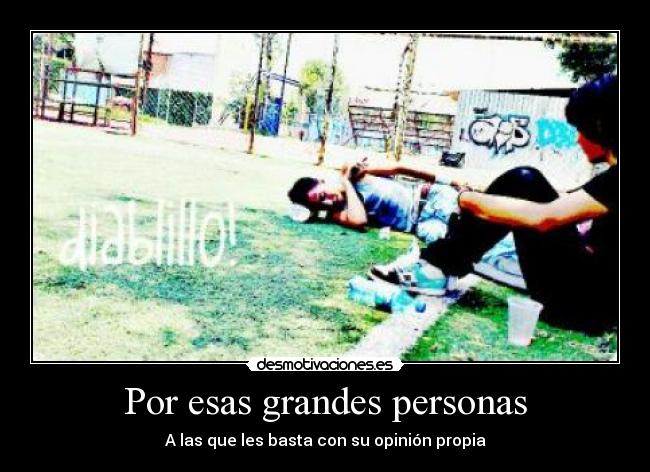 Por esas grandes personas - 
