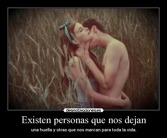Existen personas que nos dejan -