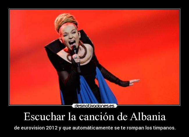 carteles albania eurovision 2012 desmotivaciones