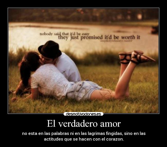 El verdadero amor -