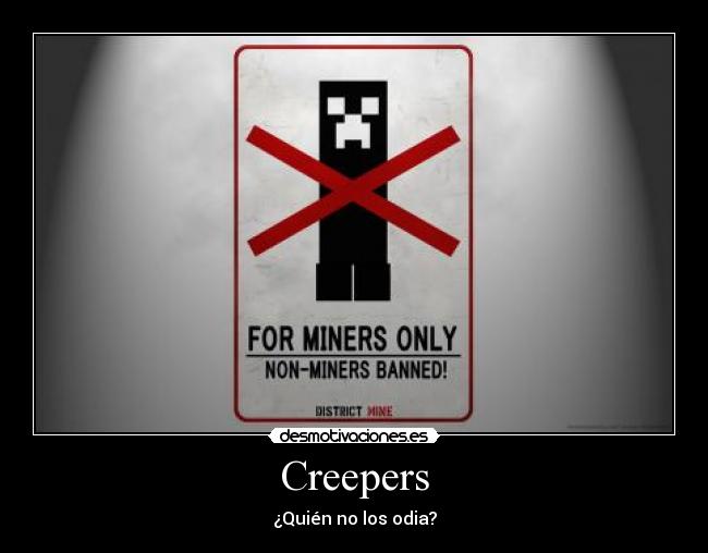 carteles creepers desmotivaciones