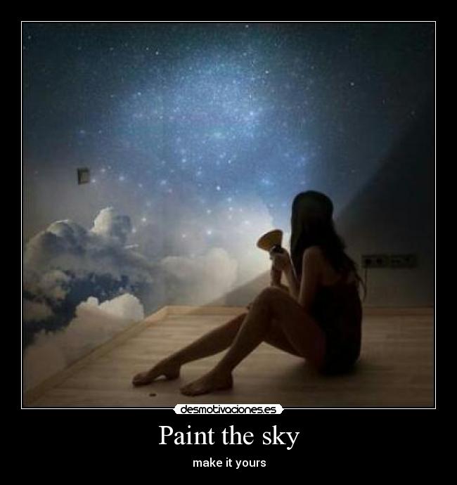 Paint the sky -