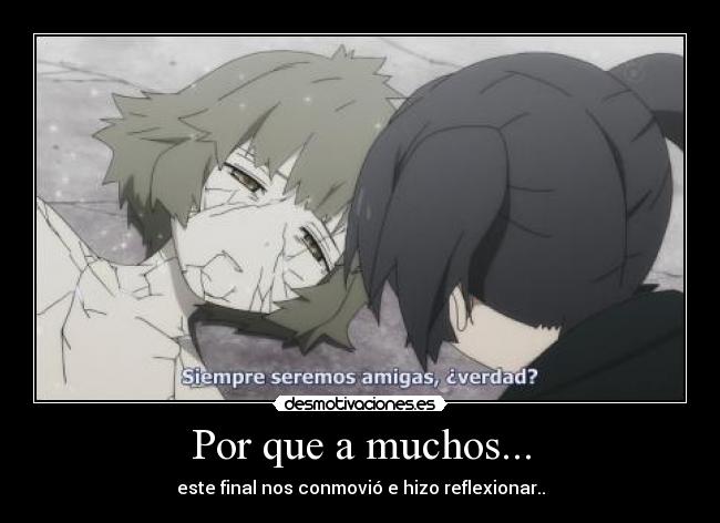 Por que a muchos... -