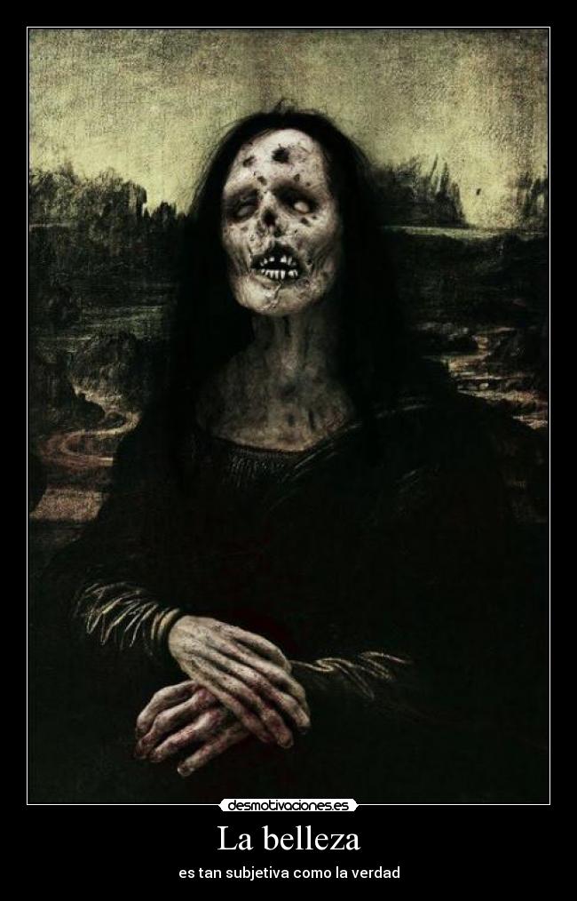 La belleza - es tan subjetiva como la verdad