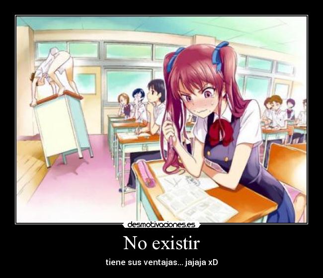 No existir -