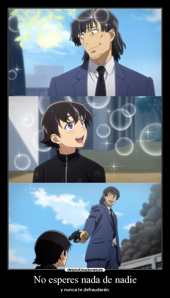 No esperes nada de nadie -