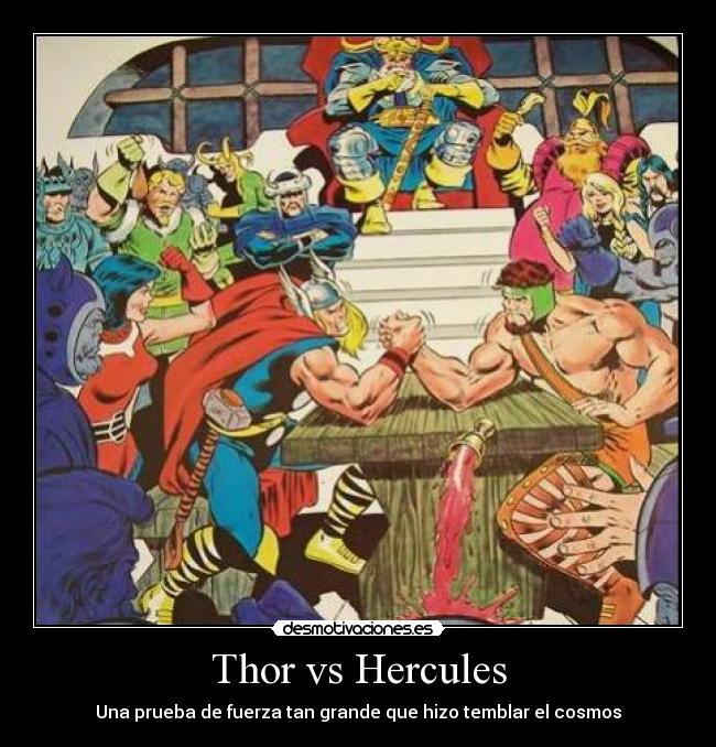 Thor vs Hercules - Una prueba de fuerza tan grande que hizo temblar el cosmos