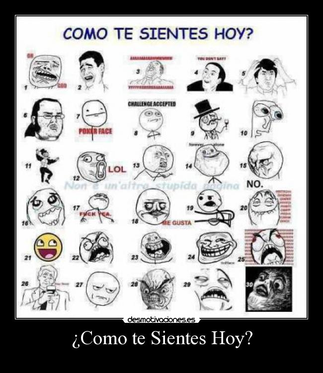 ¿Como te Sientes Hoy? - 