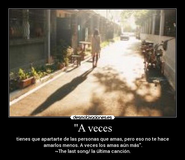 A veces -