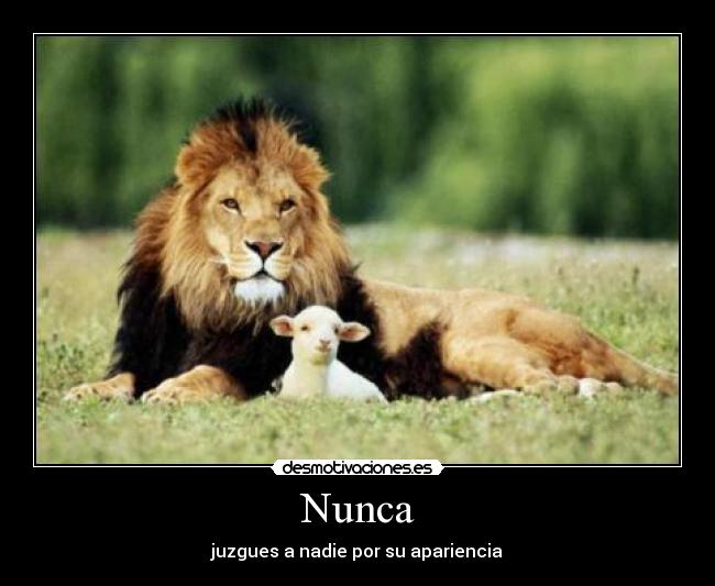 Nunca - juzgues a nadie por su apariencia