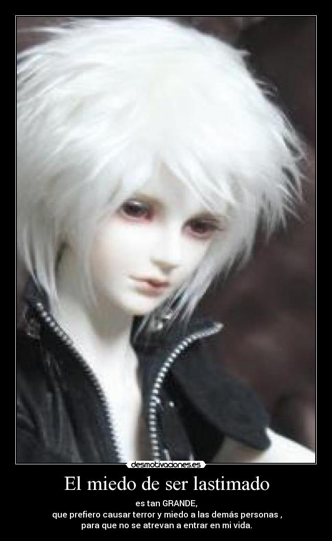 El miedo de ser lastimado -