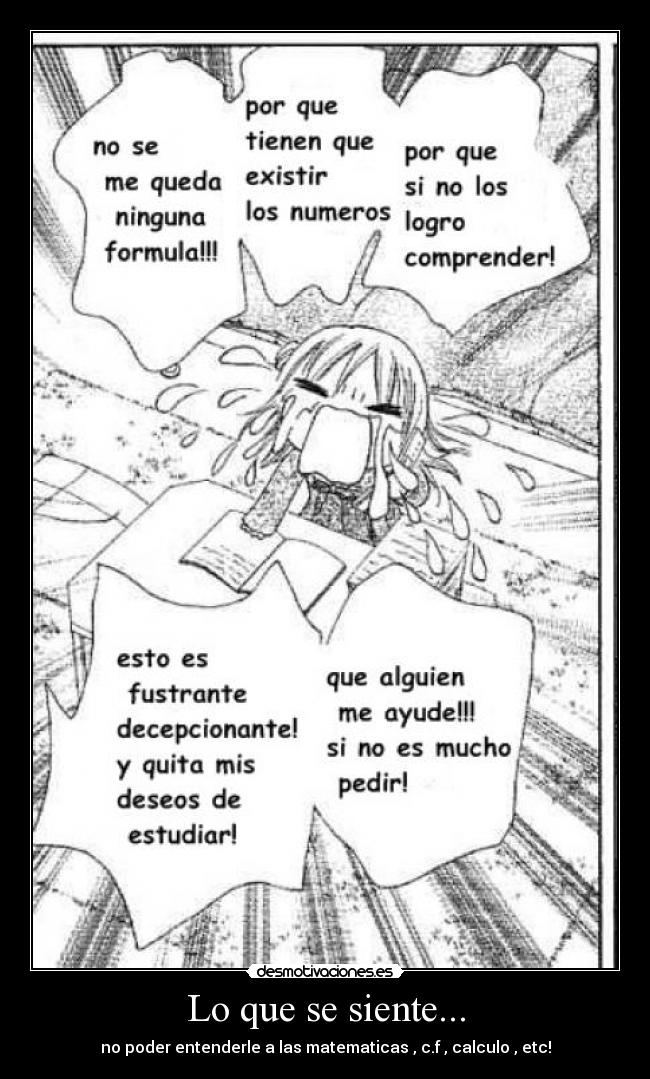 Lo que se siente... -