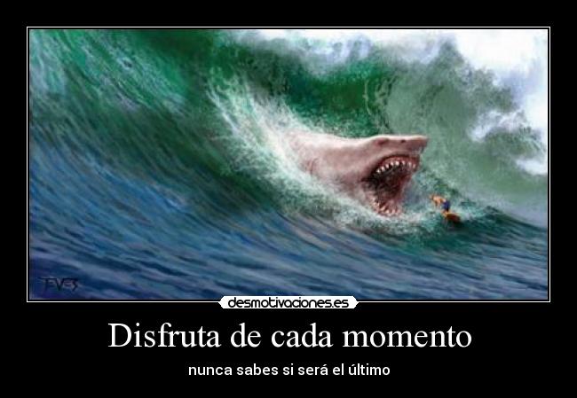 Disfruta de cada momento -