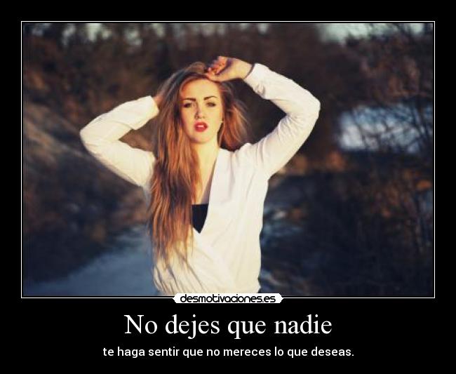 No dejes que nadie - 