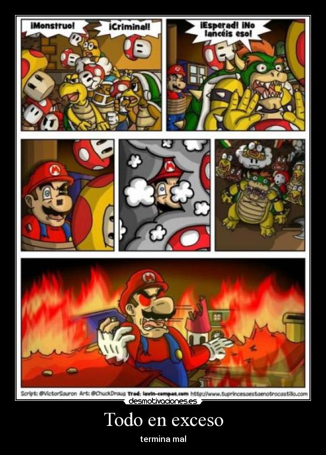 Todo en exceso - termina mal