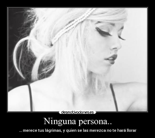Ninguna persona.. - 
