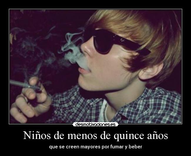 Niños de menos de quince años - 