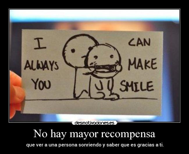 No hay mayor recompensa - 