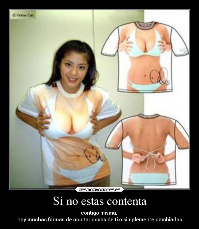 carteles estas contenta contigo misma desmotivaciones