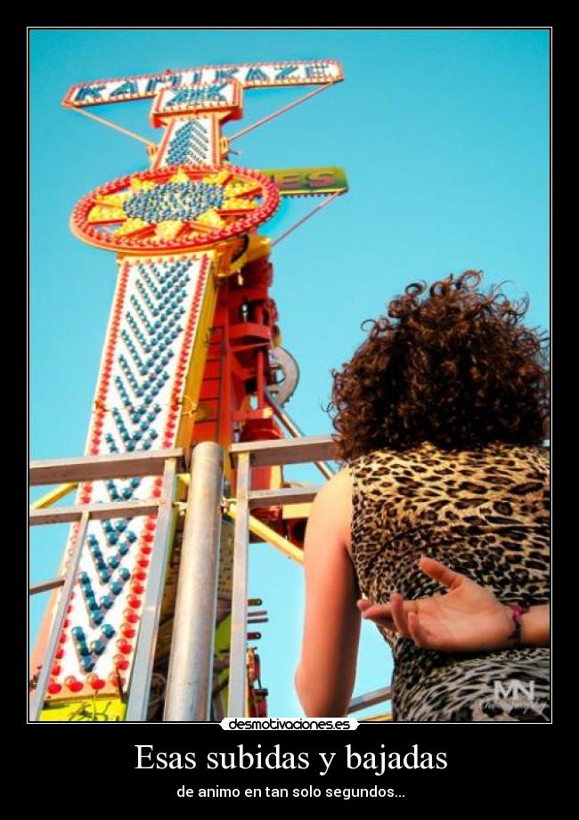 carteles esas subidas bajadas desmotivaciones