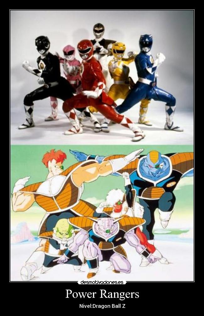 Power Rangers - Nivel:Dragon Ball Z