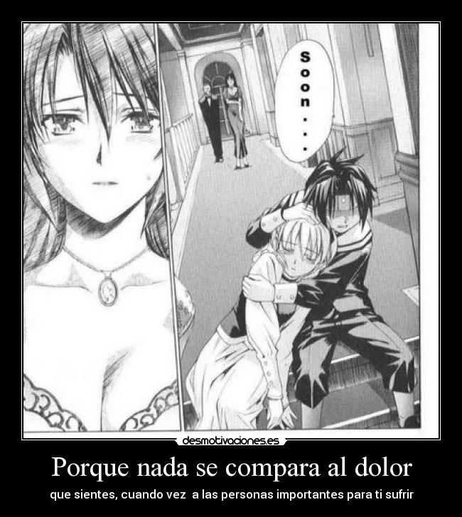 carteles dolor manga chrono crusade desmotivaciones
