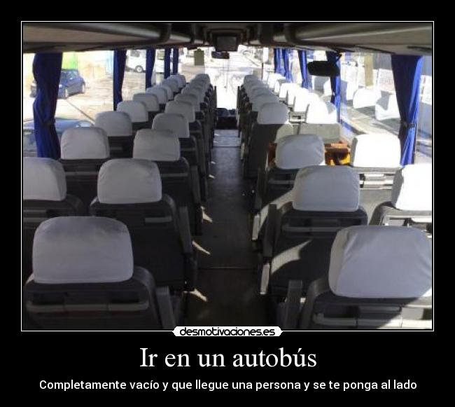 Ir en un autobús - 