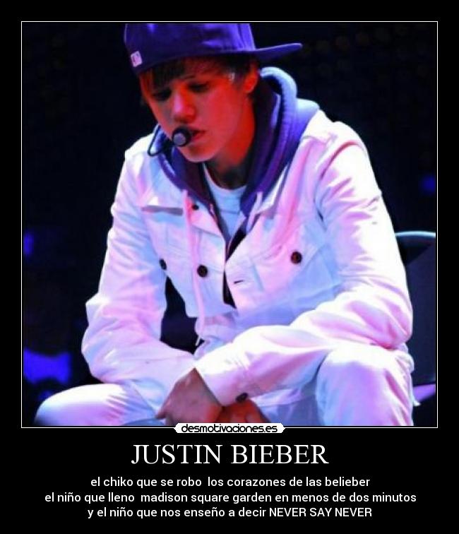 JUSTIN BIEBER -
