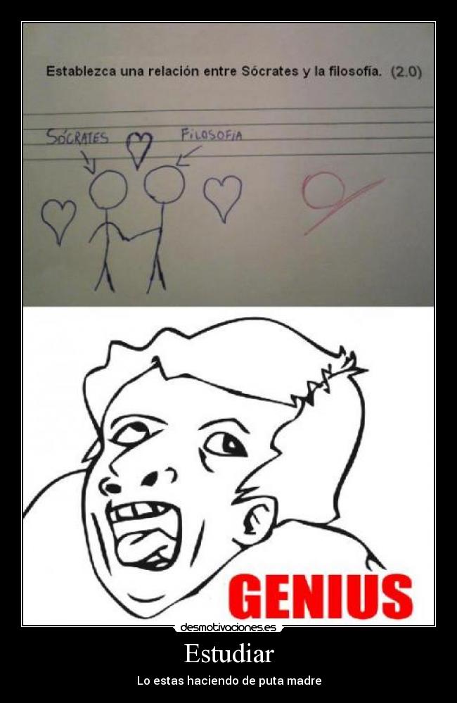 Estudiar - Lo estas haciendo de puta madre