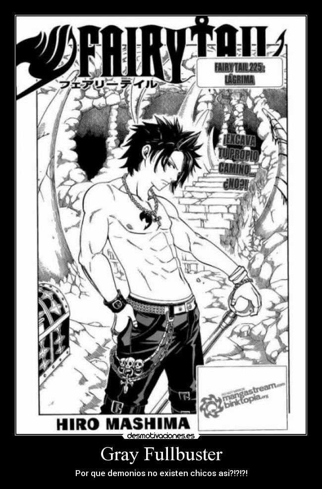 Gray Fullbuster - Por que demonios no existen chicos asi?!?!?!