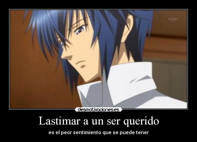 Lastimar a un ser querido -