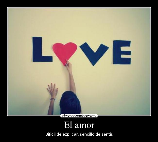 El amor -