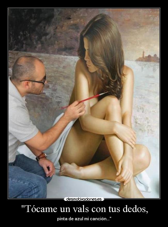 Tócame un vals con tus dedos, -