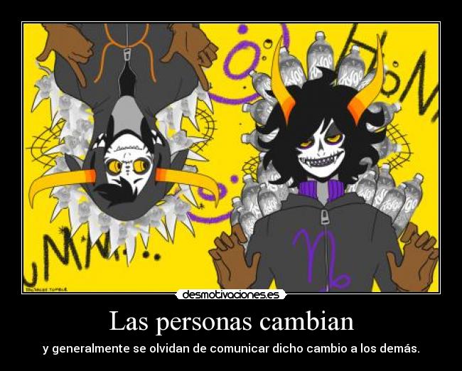 Las personas cambian -
