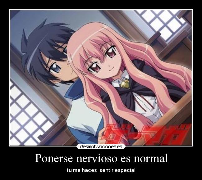 Ponerse nervioso es normal -