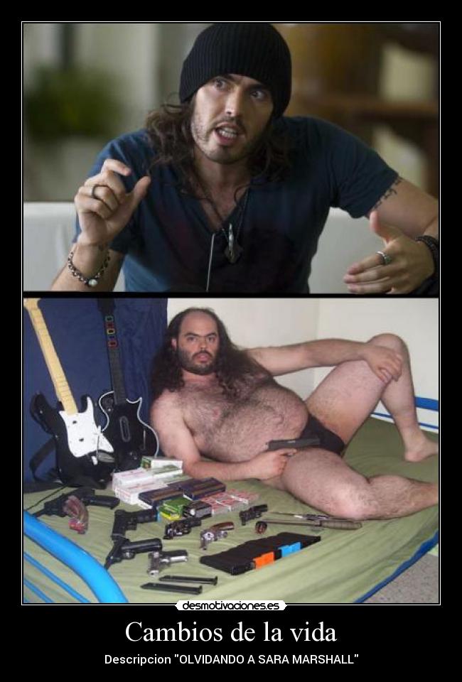 Cambios de la vida - Descripcion OLVIDANDO A SARA MARSHALL
