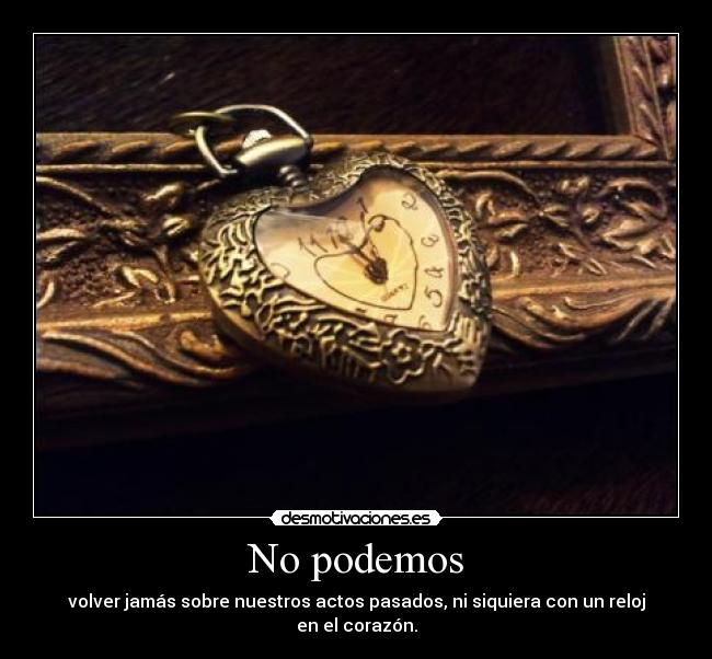 No podemos -