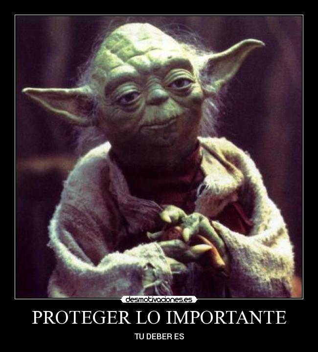 PROTEGER LO IMPORTANTE -