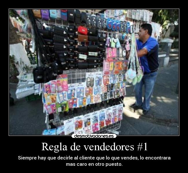 carteles vendedores tienda reglas comercio dinero desmotivaciones