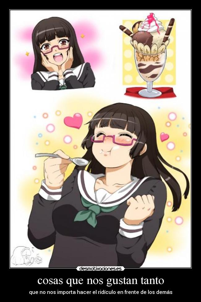 cosas que nos gustan tanto -