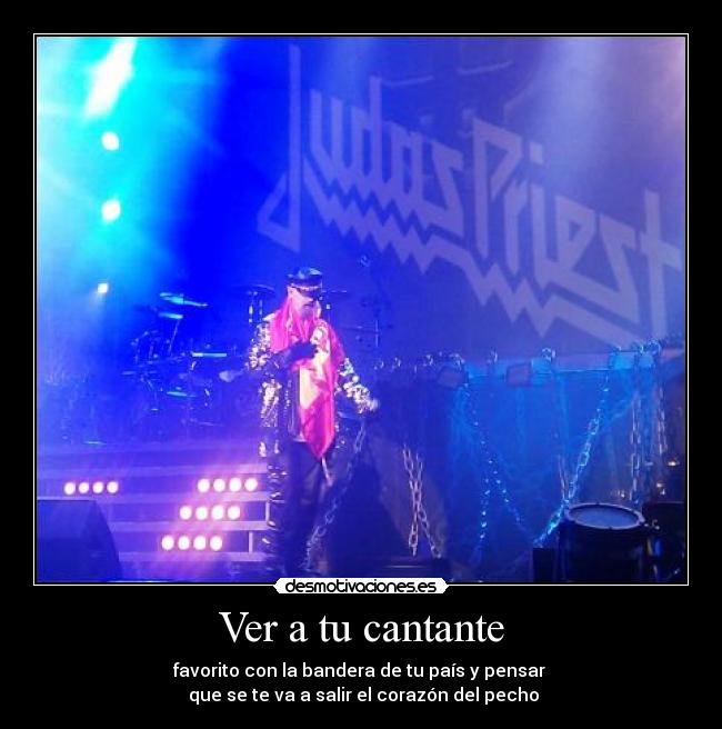 carteles judas priest halford bandera espana clanotao otakushinigami desmotivaciones