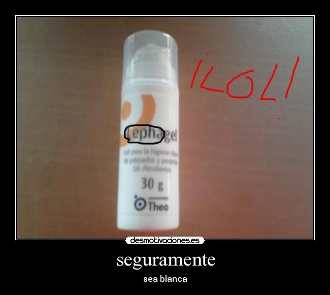 seguramente - sea blanca