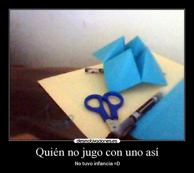 Quién no jugo con uno así - No tuvo infancia =D