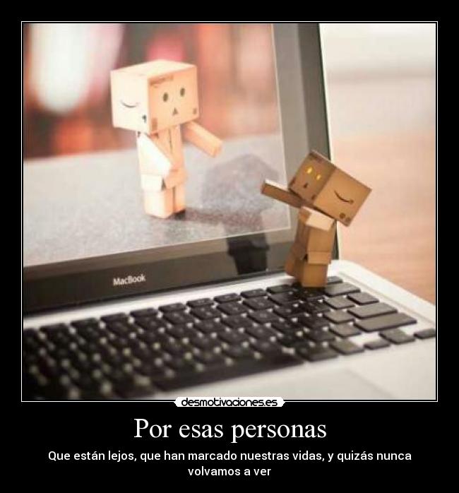 Por esas personas - 