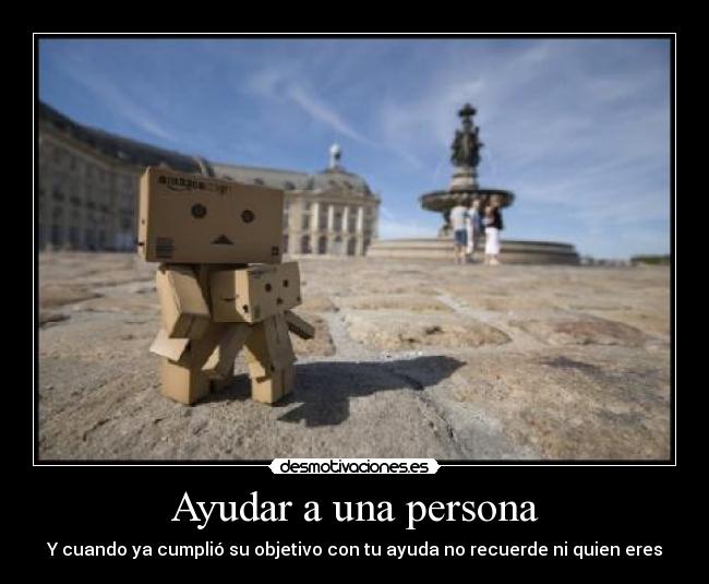 Ayudar a una persona -