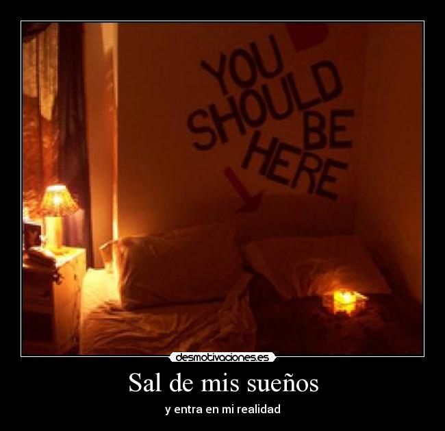 Sal de mis sueños - 
